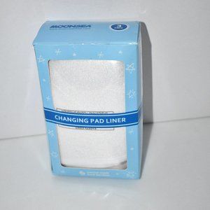 Moonsea Diaper Changing Pad Liner Non-Slip Waterproof Terry Mat - 3 Pack 13"x 26